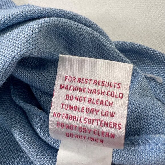 Magnolia Lane Masters Golf Pique Polo Shirt in Blue Size Small - Picture 7 of 9